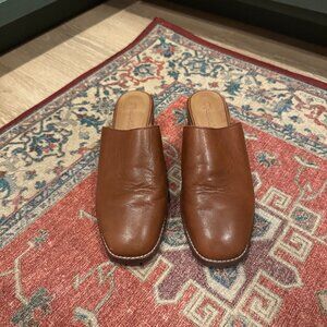 Women's Madewell Brown Leather Mules